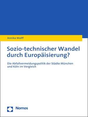 cover image of Sozio-technischer Wandel durch Europäisierung?